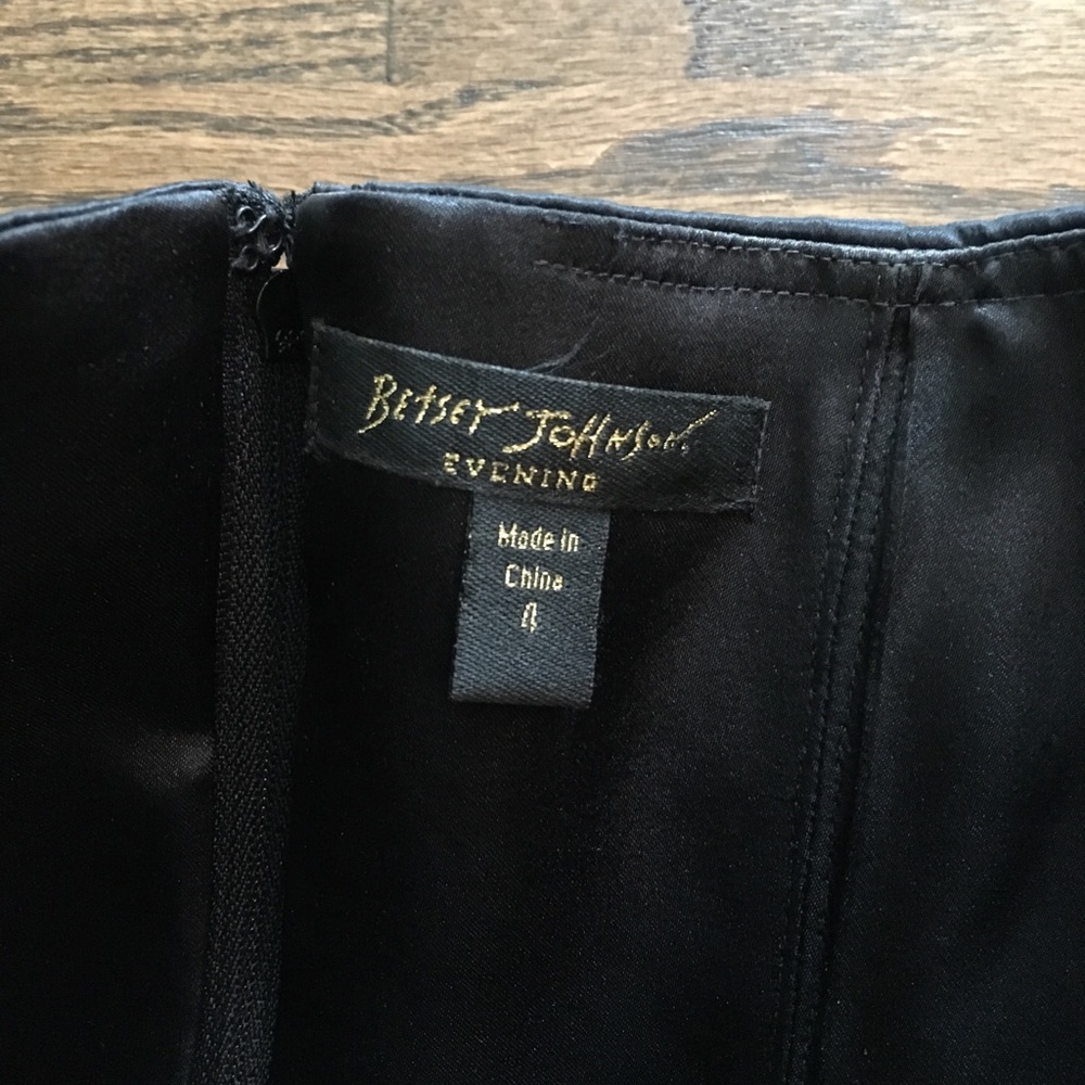 Betsey Johnson Evening Black Dress - Picture 4 of 5